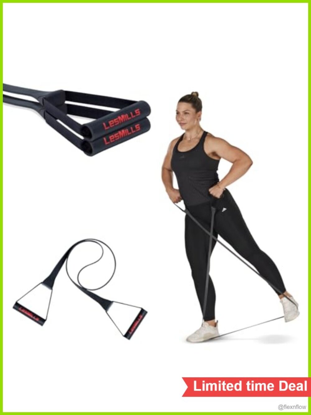 SMARTBAND Extreme Resistance Band with Handles for Core Workout Gear